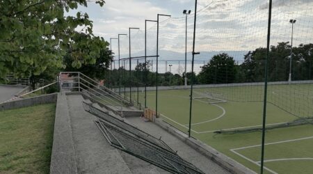 Obavijest o početku izvođenja radova na vanjskim terenima ispred Sportske dvorane Kostrena